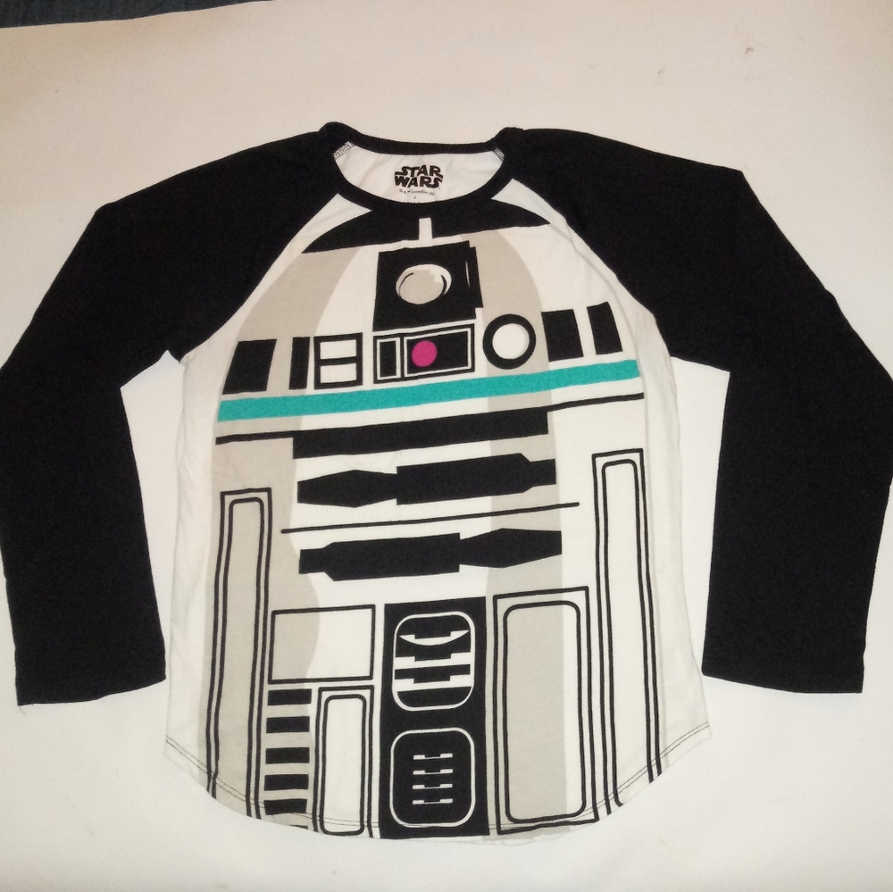 Star Wars R2 - D2  Long Sleeve Tee